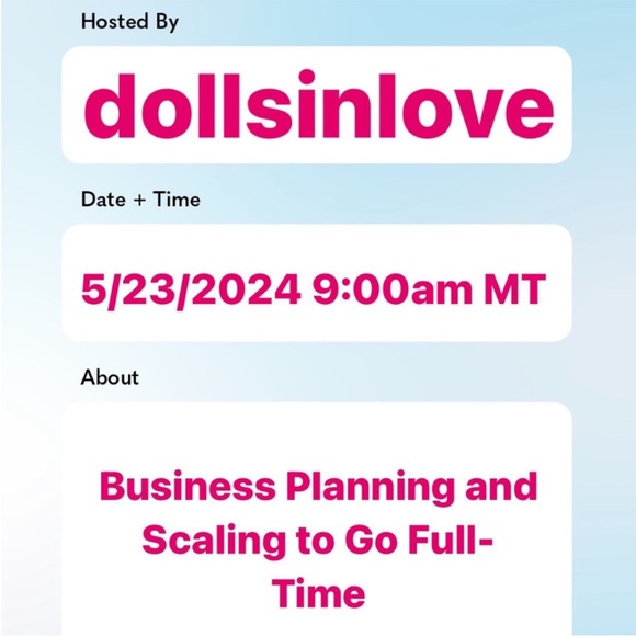 DOLLSINLOVE MORNING SHOW 4:32 am EST LETS CONNECT - Picture 8 of 10